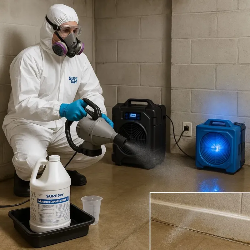 Sanitization and Odor Removal process in Lakehills, TX